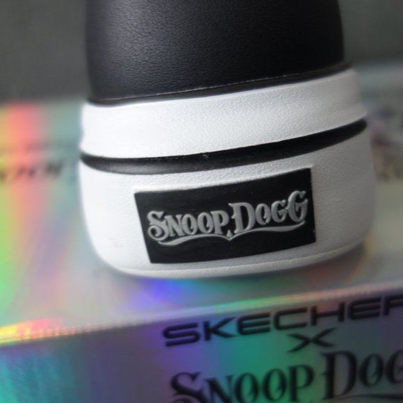 Skechers x Snoop Dogg Slip Ins Black/White Size 8.5-Brand New in Box Never Worn - Picture 8 of 16